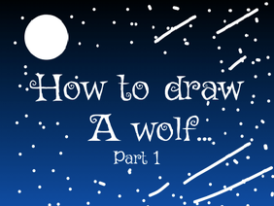 Wolf(Part 1)| Tutorial | Speed draw | Template|