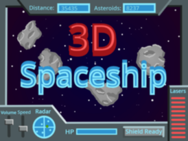 3D Spaceship Pilot || First-Person Dodge & Shooting Game